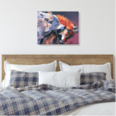 Zwei Wölfe Leinwanddruck (Insitu (Schlafzimmer))