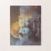 Zwei Wölfe mit Individuellen Namen Seeleute Puzzle (Vertikal)