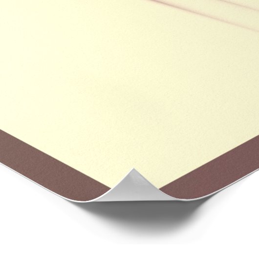 zwei Wölfe Poster (Ecke)