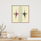 zwei Wölfe Poster (Küche)