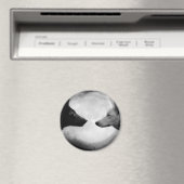 Zwei Wölfe stehen einander gegenüber Magnet (In Situ (Geschirrspüler))