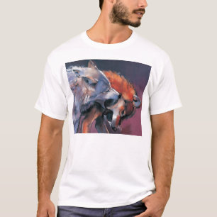Zwei Wölfe T-Shirt
