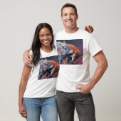 Zwei Wölfe T-Shirt (Unisex)