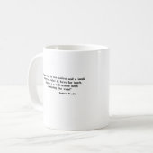 Zwei Wölfe und ein Lamm Kaffeetasse (Vorderseite Links)