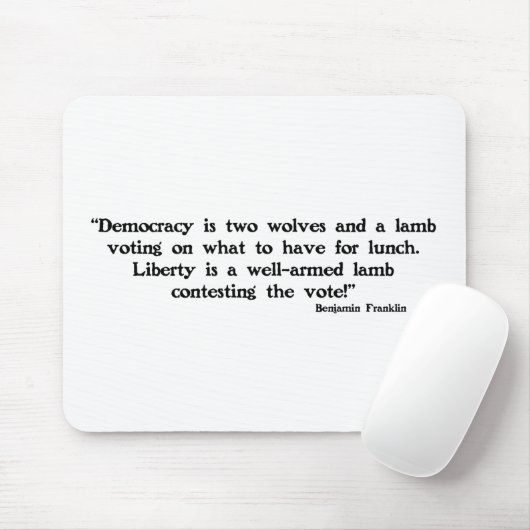 Zwei Wölfe und ein Lamm Mousepad (Mit Mouse)