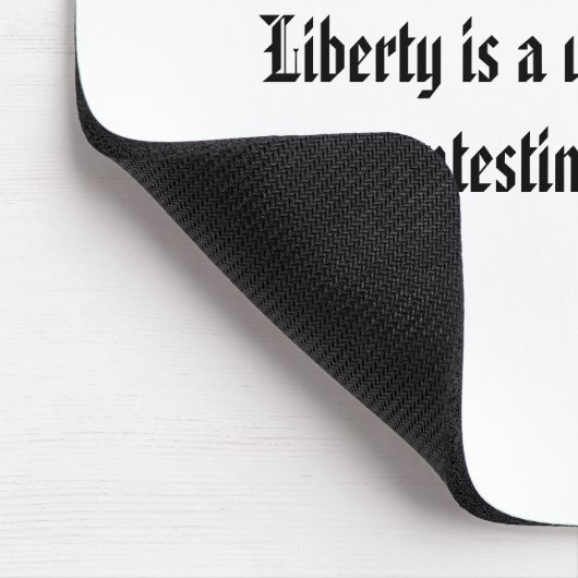 Zwei Wölfe und ein Lamm-Zitat Mousepad (Ecke)