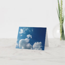 Zwei Wolken Dankeskarte