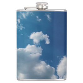 Zwei Wolken Flachmann