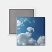 Zwei Wolken Magnet (Vorderseite/Rückseite)