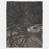 ZWEI WOLVEN UND EIN WEREWOLF FLEECEDECKE (Vorderseite)