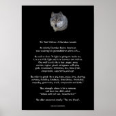 ZWEI WOLVES CHEROKEE TALE Art Poster (Vorne)