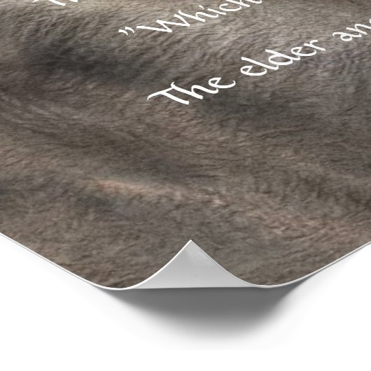 ZWEI WOLVES CHEROKEE TALE Art Poster (Ecke)