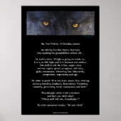 ZWEI WOLVES CHEROKEE TALE Art Poster (Vorne)