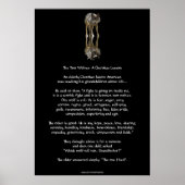 ZWEI WOLVES CHEROKEE TALE Art Poster (Vorne)