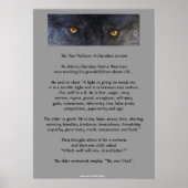 ZWEI WOLVES CHEROKEE TALE Art Poster (Vorne)