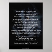 ZWEI WOLVES CHEROKEE TALE Art Poster (Vorne)