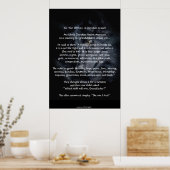 ZWEI WOLVES CHEROKEE TALE Art Poster (Küche)