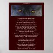 ZWEI WOLVES CHEROKEE TALE Art Poster (Vorne)