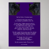 ZWEI WOLVES CHEROKEE TALE Native American Poster (Vorne)