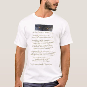 ZWEI WOLVES CHEROKEE TALE Zerstörtes Shirt