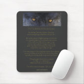 Zwei Wolves Cherokee Wisdom Tale Mousepad (Mit Mouse)