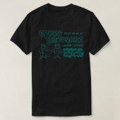 Zwei Wongs machen es weiß T-Shirt (Design vorne)