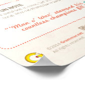 Zwei Wortverben mit "get" Poster (Ecke)