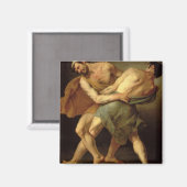 Zwei Wrestler Magnet (Vorderseite/Rückseite)