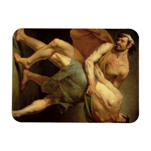 Zwei Wrestler Magnet (Horizontal)