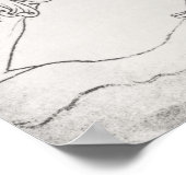 Zwei Wrestler, Plan einer Zisterzienserkirche Poster (Ecke)