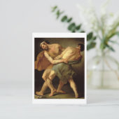 Zwei Wrestler Postkarte (Stehend Vorderseite)