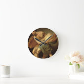 Zwei Wrestler Runde Wanduhr (Zuhause)