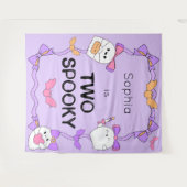 Zwei wunderschöne Halloween-Backdrop Tapestation Wandteppich (Vorderseite (Horizontal))