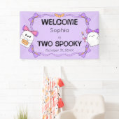 Zwei wunderschöne Halloween-Begrüßungsbanner Banner (Insitu)