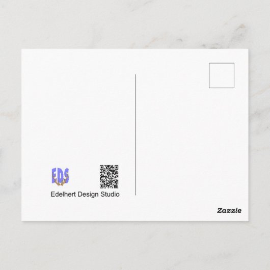 Zwei wunderschöne Swans DIY Postcard Postkarte (Rückseite)