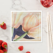 Zwei wunderschöne Tulips-Party Serviette (Beispiel)