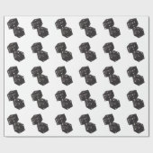 Zwei Würfel Geschenkpapier (Flach)