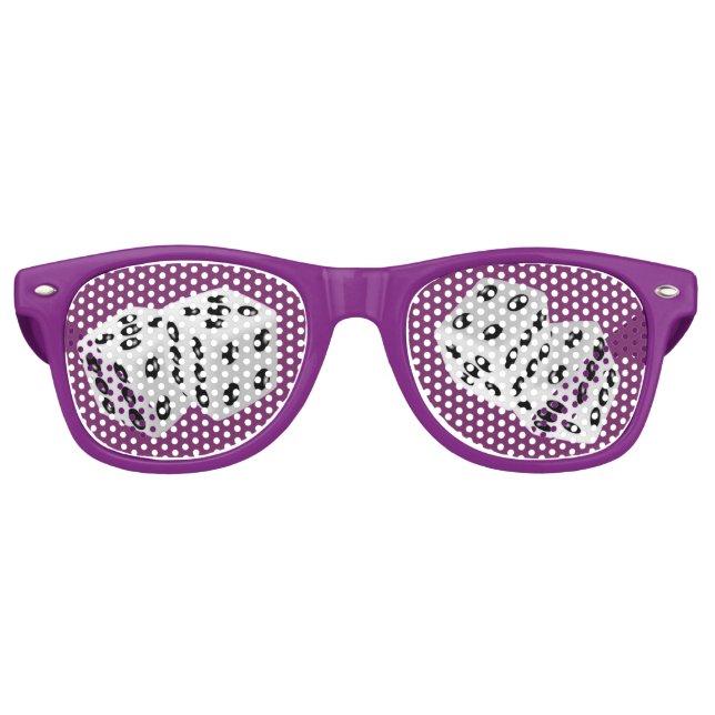 Zwei Würfel Sonnenbrille (Vorderseite)