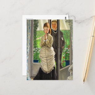 Zwei Zahlen an einer Tür, der Vorschlag von J. Tis Postkarte