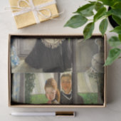 Zwei Zahlen an einer Tür, der Vorschlag von J. Tis Seidenpapier (Geschenk)