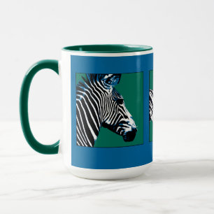 Zwei Zebras-Hals und Neck/Z wie im Zebra #2 Tasse