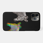 Zwei Zebras iPhone/iPad Gehäuse Case-Mate iPhone Hülle (Rückseite (Horizontal))