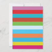 Zwei Zebras - Lila Geburtstagsparty Einladung (Rückseite)