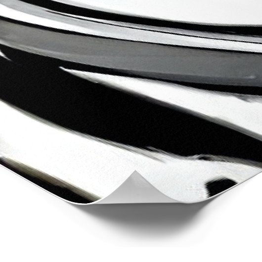 Zwei Zebras Modernes Kunstposter Poster (Ecke)