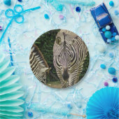 Zwei Zebras Pappteller (Party)