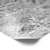 Zwei Zebras: Schwarzweiß-Foto Fotodruck (Ecke)