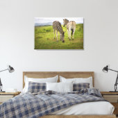 Zwei Zebras, Südafrika Leinwanddruck (Insitu (Schlafzimmer))