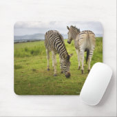 Zwei Zebras, Südafrika Mousepad (Mit Mouse)