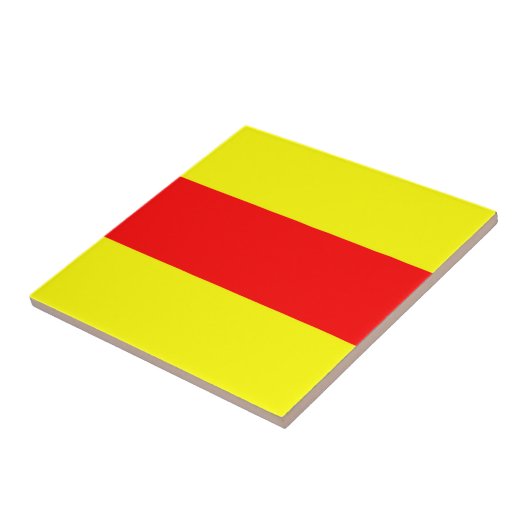 zwei Zeichen des maritimen Alphabets Fliese (Seite)