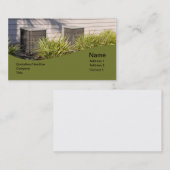 zwei zentrale Klimaanlagen im Freien - Visitenkart Visitenkarte (Vorne/Hinten)